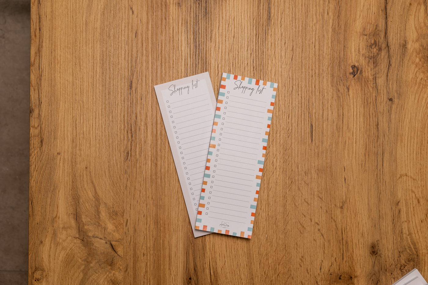 Shopping List Notepad - Blush